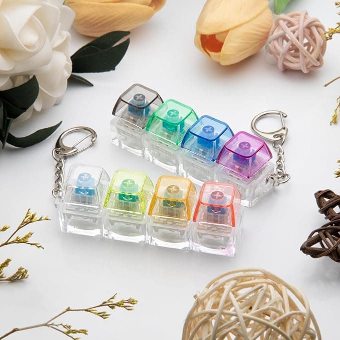 Mini Mechanical Keyboard Keychain